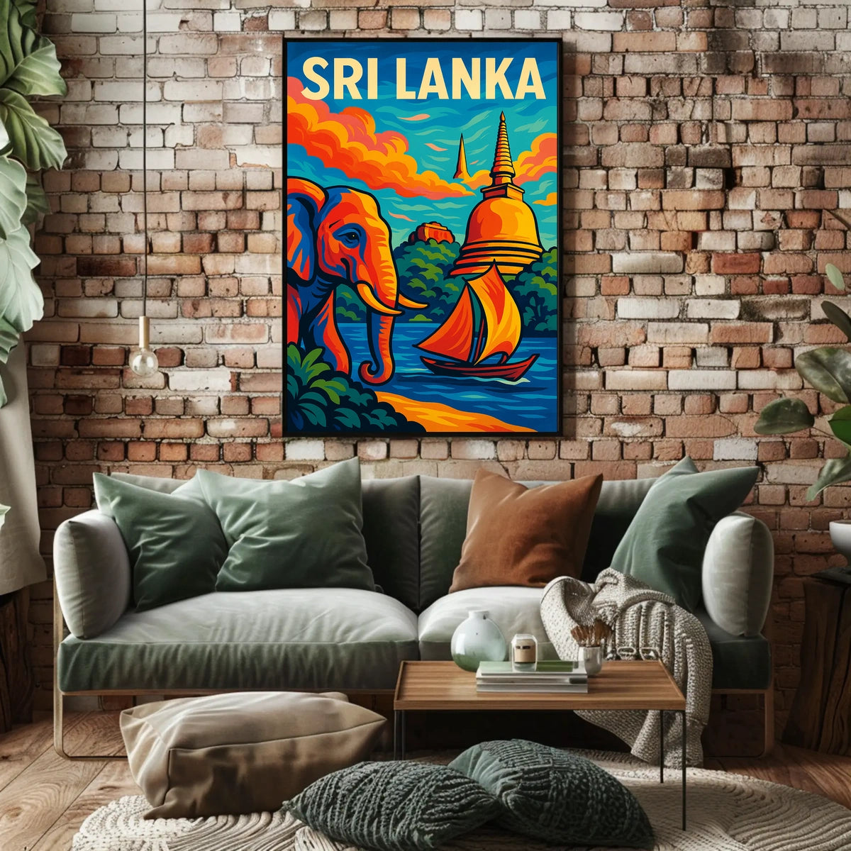 Vibrant Sri Lanka Poster