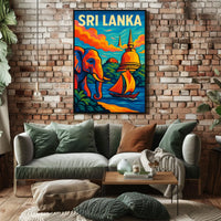 Vibrant Sri Lanka Poster