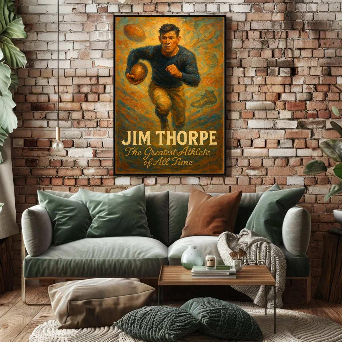 Jim Thorpe Legendary Athlete Jim Thorpe Poster