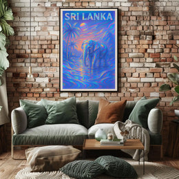 Sri Lanka A Vibrant Journey Poster