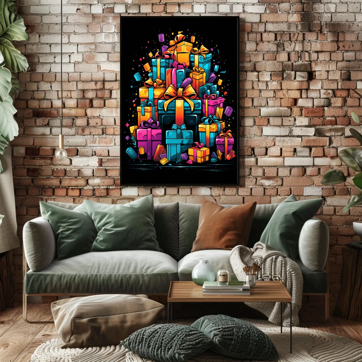 Colorful Gift Extravaganza Poster