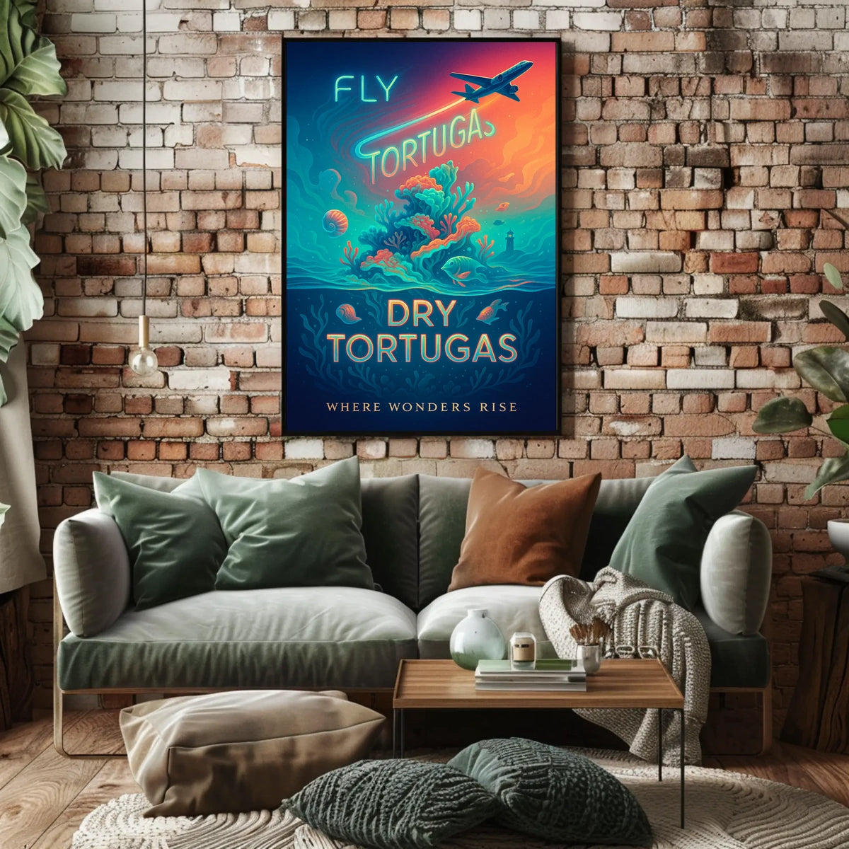 Fly to Dry Tortugas Poster