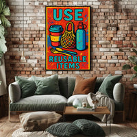 Use Reusable Items Poster