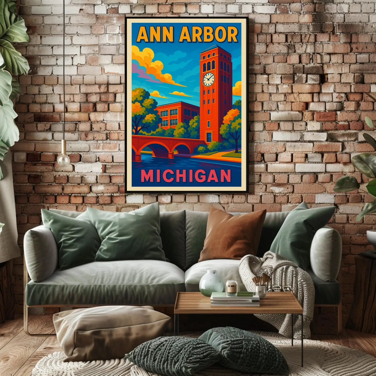 Ann Arbor, Michigan Poster