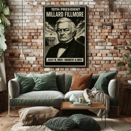 Millard Fillmore 13Th President Poster