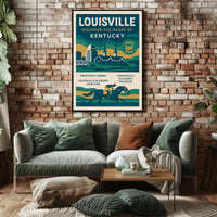 Discover Louisville, Kentucky Poster