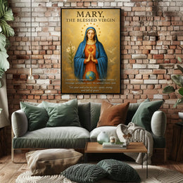 Mary, The Blessed Virgin Poster PosterGoat