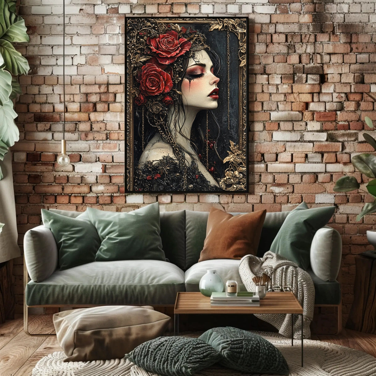 Victorian Gothic Romance Artistic Poster