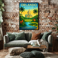 Discover Orlando, Florida Poster PosterGoat