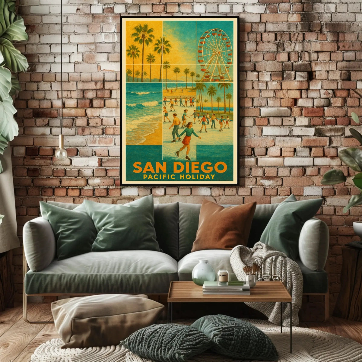 San Diego Pacific Holiday Poster