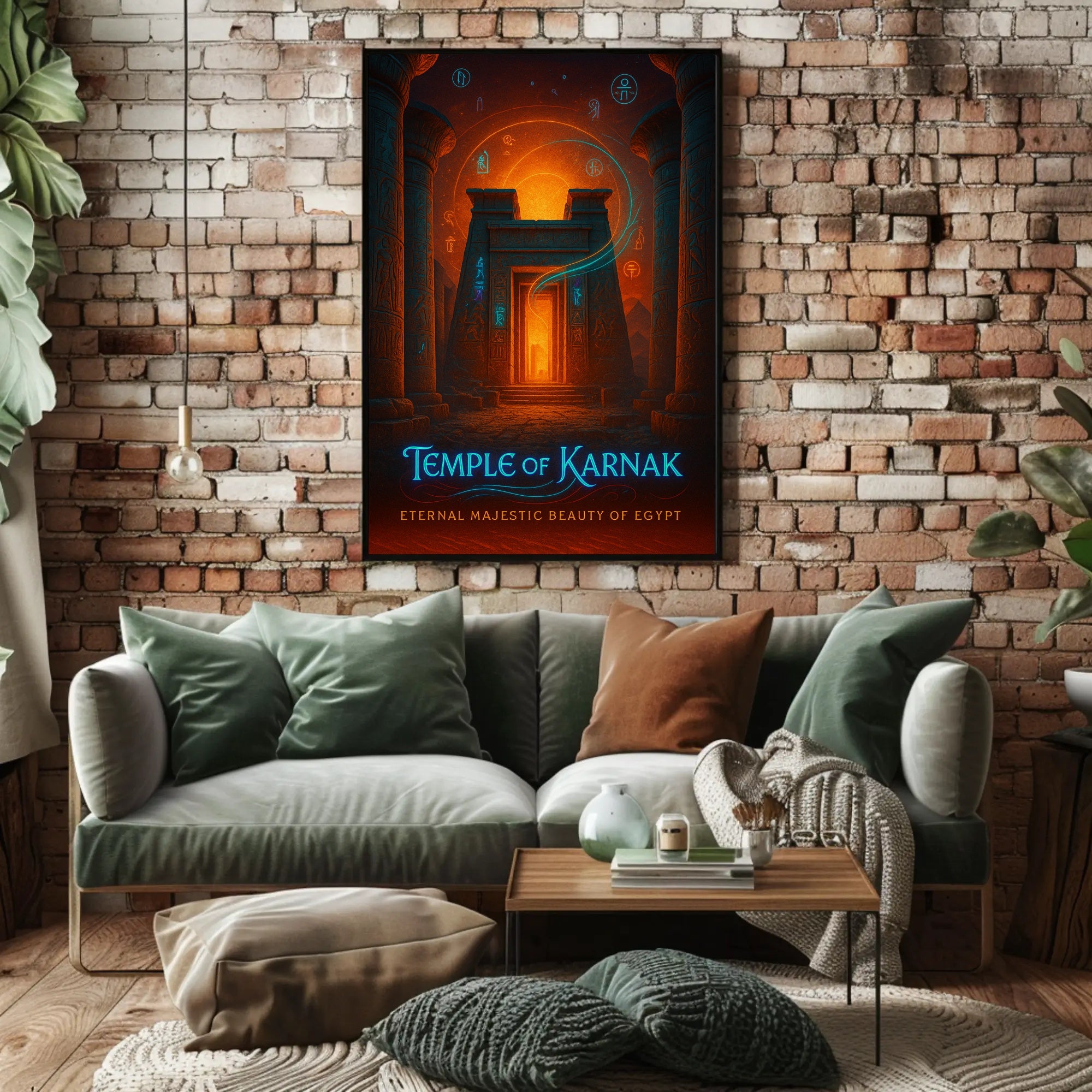 Majestic Temple of Karnak Cultural or Heritage Poster