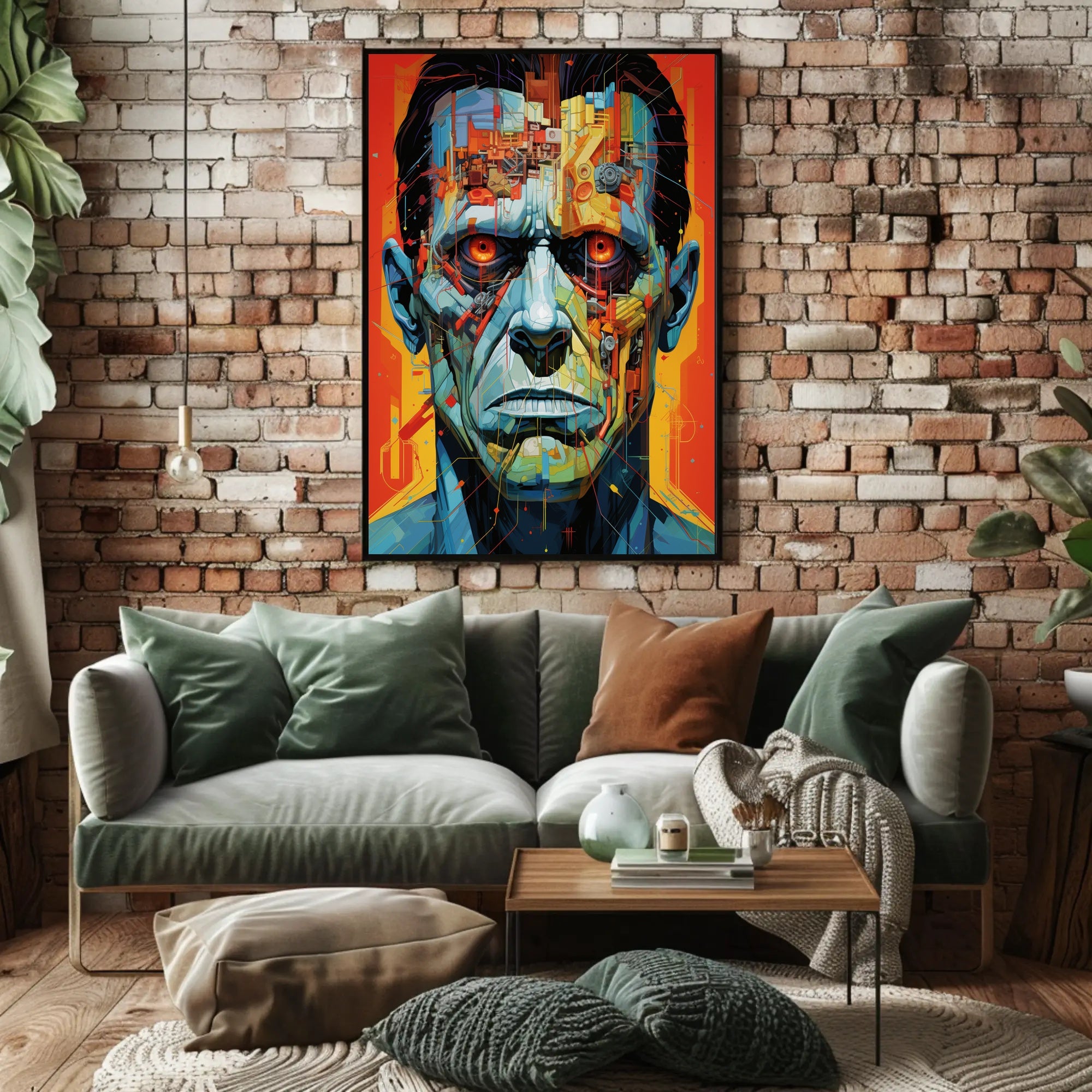 Cybernetic Portrait Poster PosterGoat