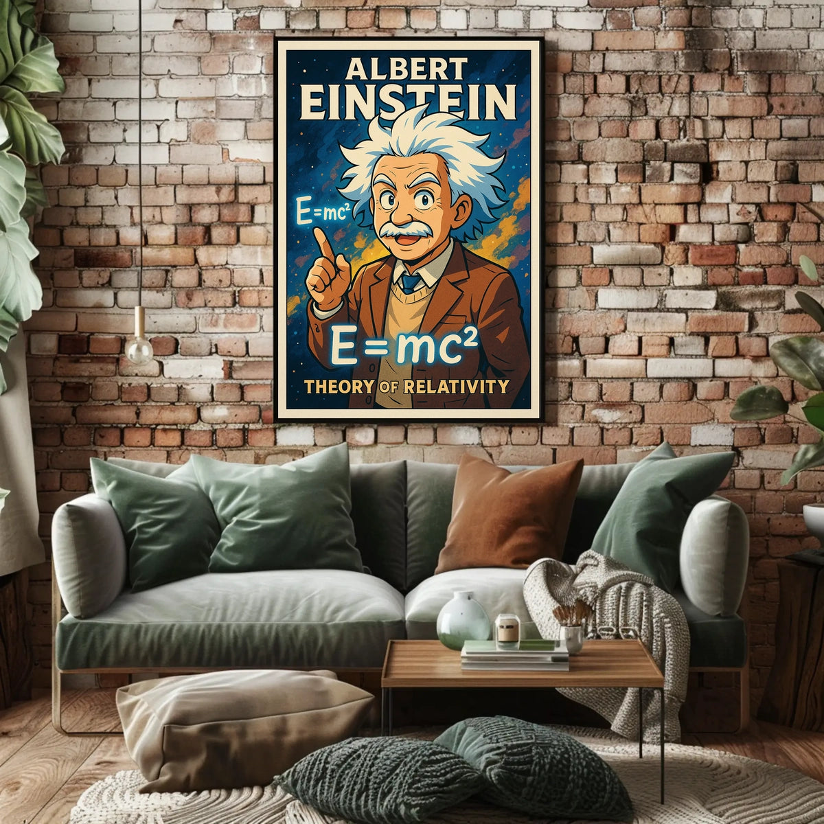 Albert Einstein Theory Of Relativity Poster