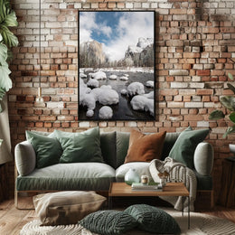 Winter Wonderland in Tranquil Yosemite National Park Poster