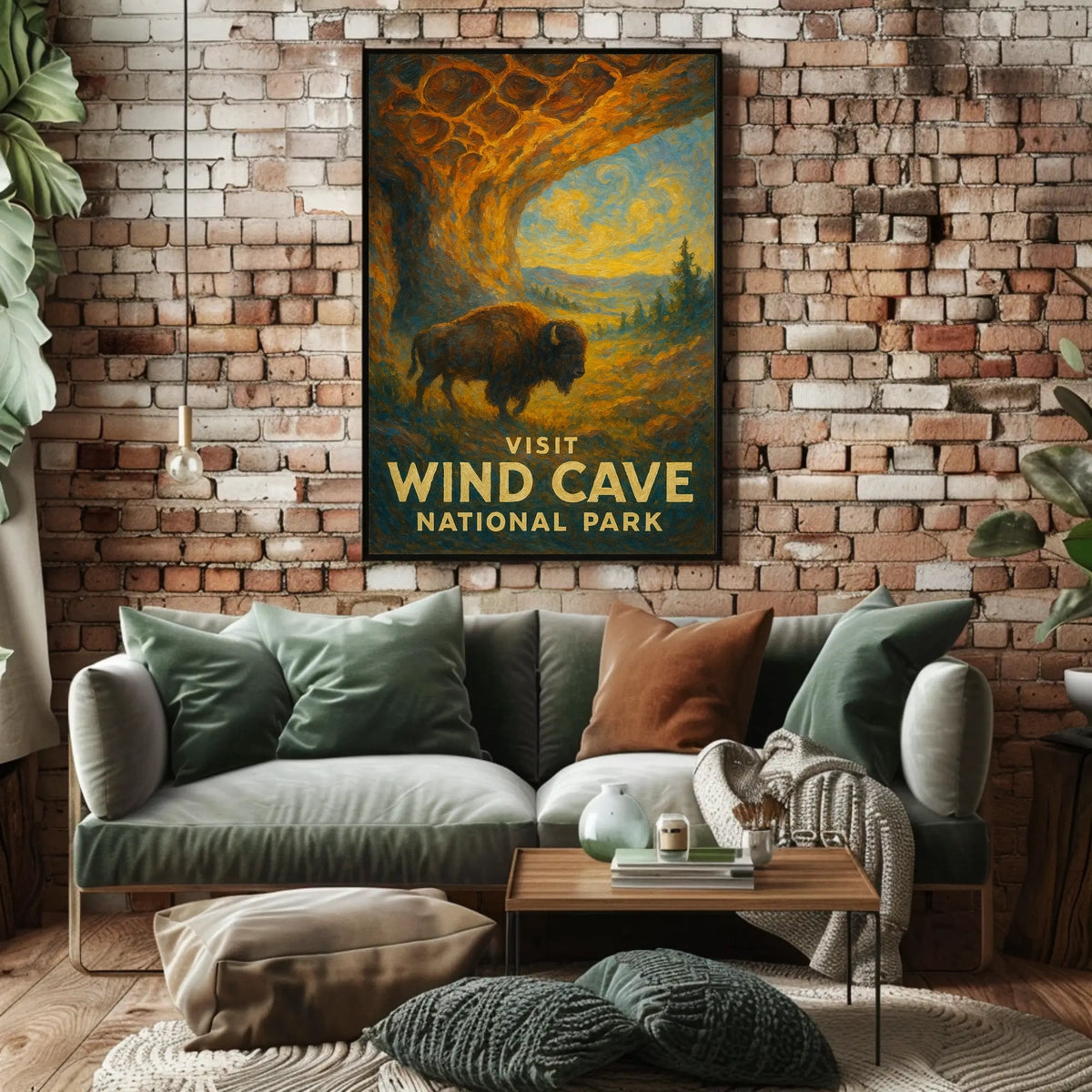 Visit Wind Cave National Park Poster