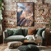 Frozen Bubble Sunrise: Abstract or Artistic Poster