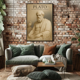 Plato The Philosophers Essence Poster