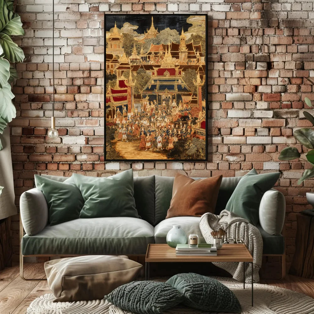 Abstract Nature Harmony Art Poster
