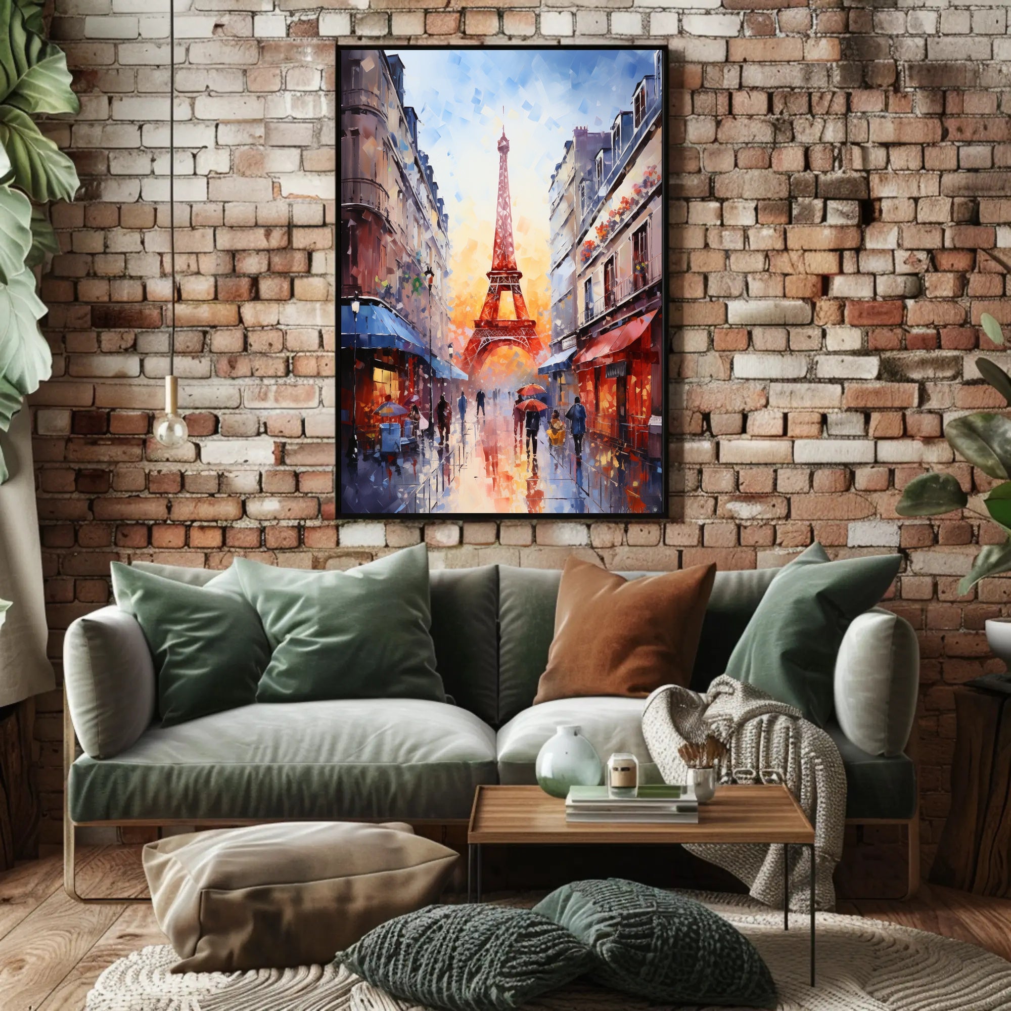 Parisian Street Scene Poster