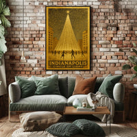 Indianapolis Circle Of Light Poster