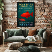 Rosy Barb Freshwater Fish Poster
