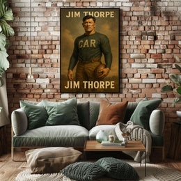 Jim Thorpe Athletic Legend Poster