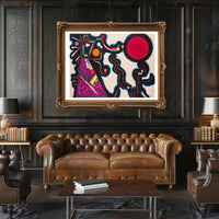 Abstract Geometric Symphony Poster