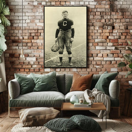 Vintage Football Legend Poster