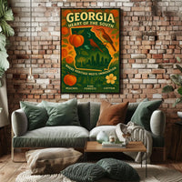 Georgia Heart Of The South Poster