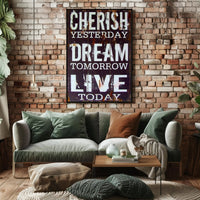 Inspirational Life Motto Poster PosterGoat
