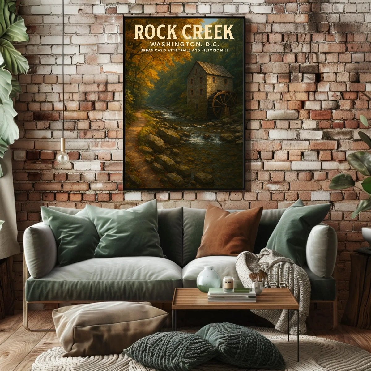 Rock Creek Urban Oasis In Washington, Poster