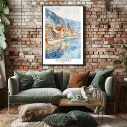 Lillehammer, Norway Poster PosterGoat