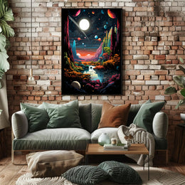 Cosmic Landscape Poster PosterGoat