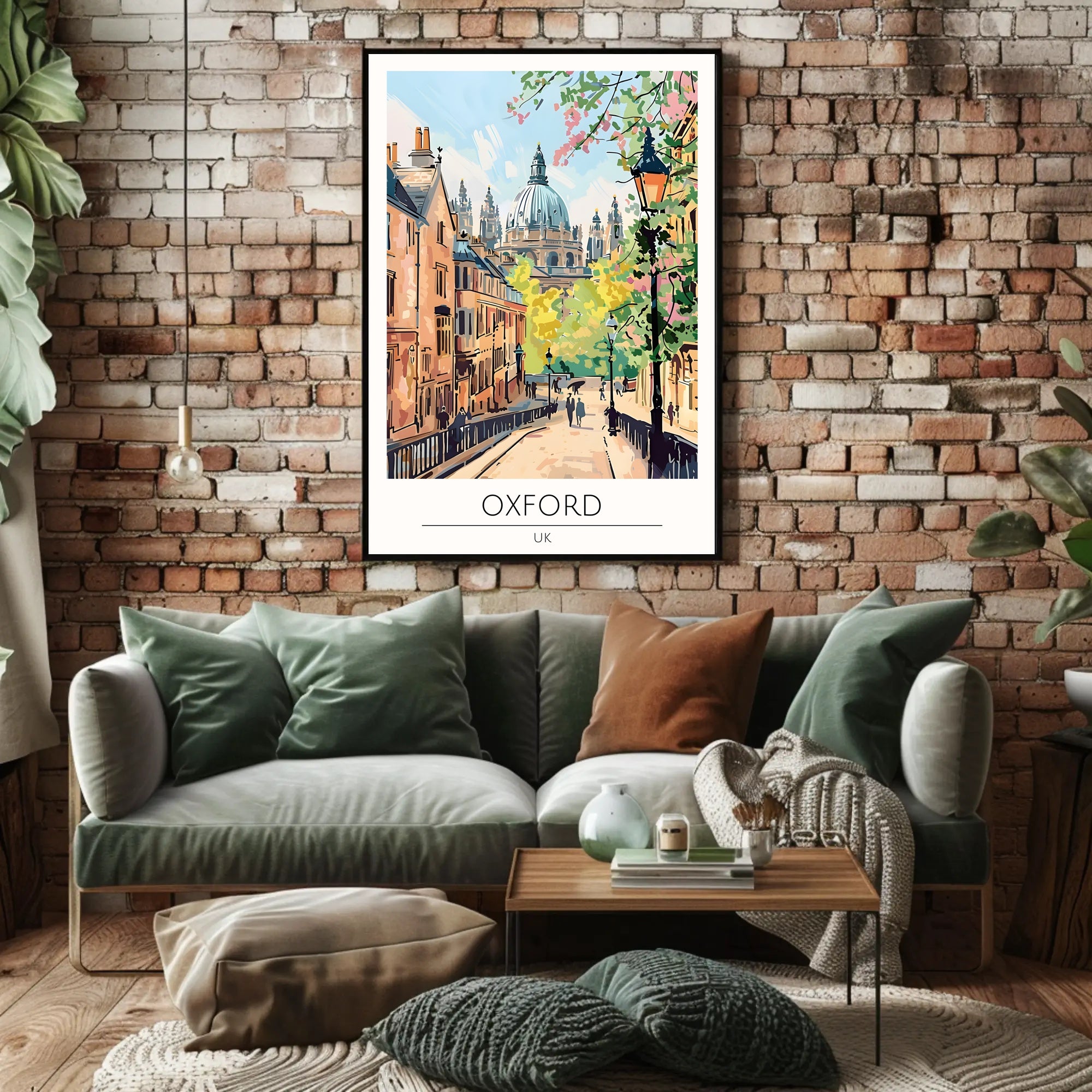 Scenic View of Oxford Poster PosterGoat