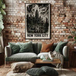 New York City Skyline Poster