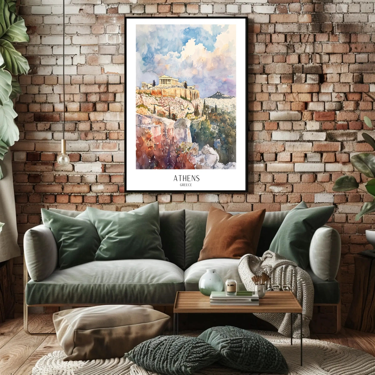 Athens, Greece A Timeless Landscape Poster