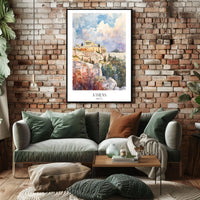 Athens, Greece A Timeless Landscape Poster
