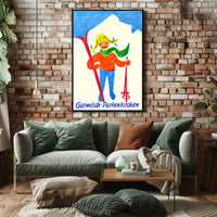 Garmisch-Partenkirchen Winter Fun Poster