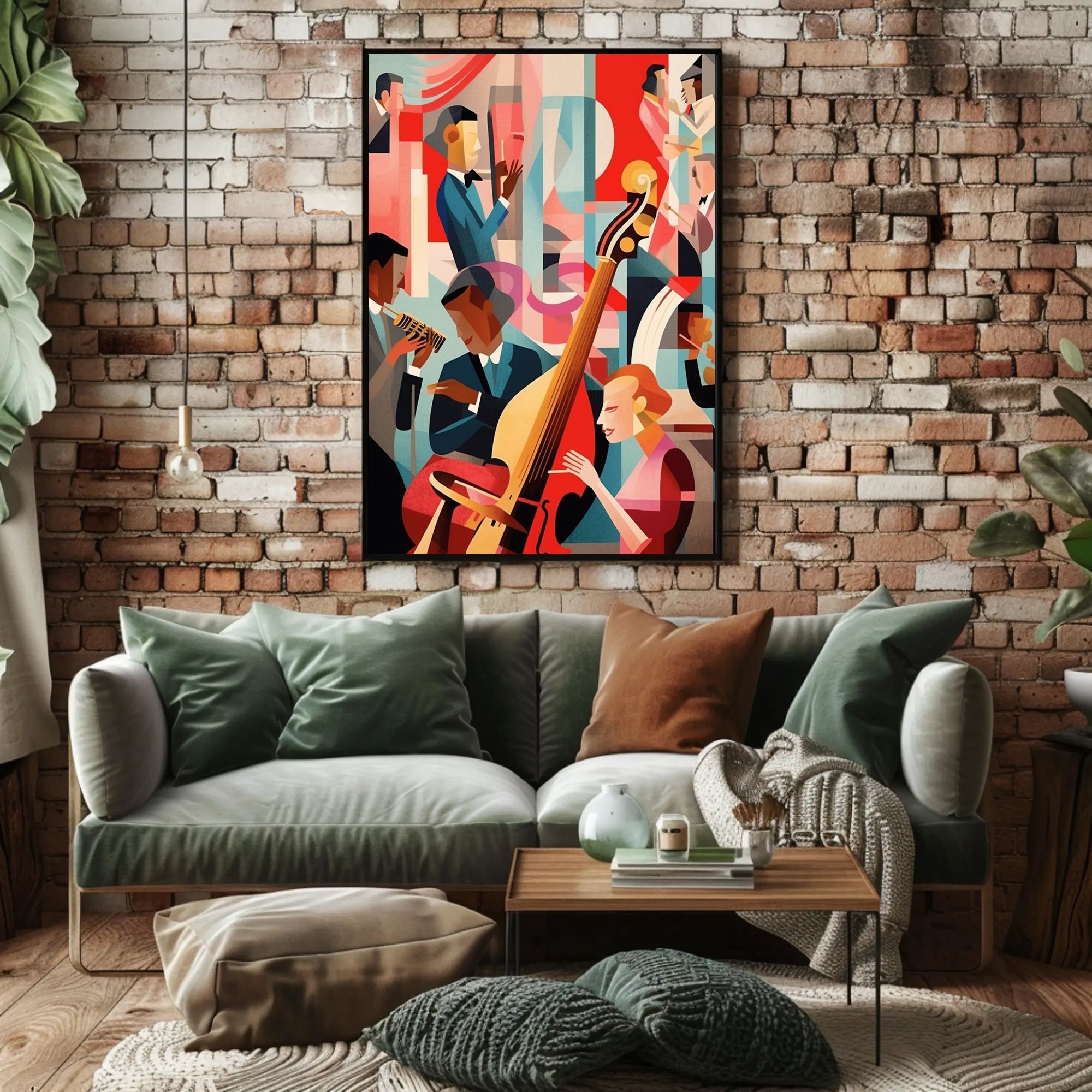 Jazz Night in Abstract Poster
