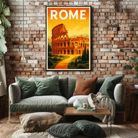 Rome Travel Poster PosterGoat
