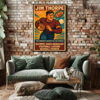 Celebrating Jim Thorpe A Legendary Athlete Jim Thorpe Poster