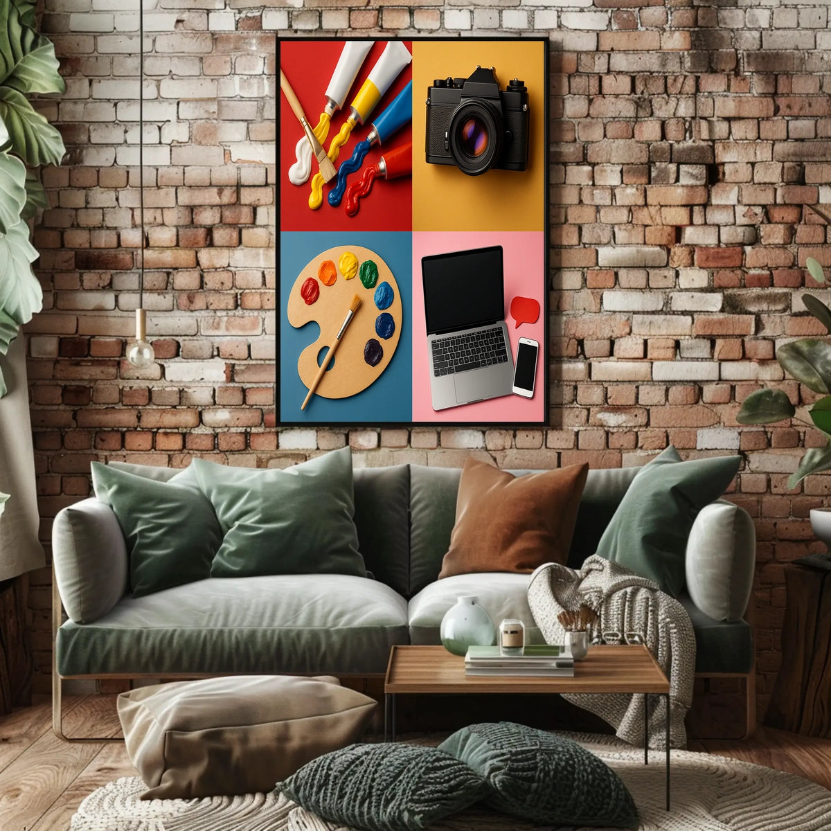 Creative Expression Infusion Artistic Poster
