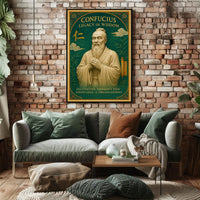 Confucius Legacy of Wisdom Wall Art Print PosterGoat