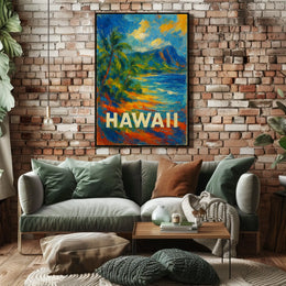 Hawaii Tropical Paradise Poster