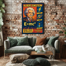 Albert Einstein Nobel Prize In Physics Poster