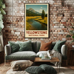 Yellowstone National Park Poster