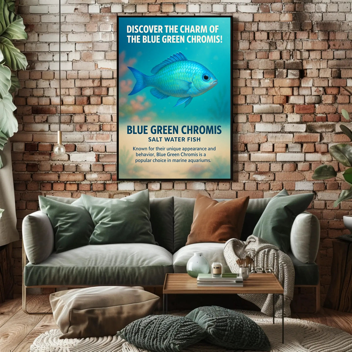 Discover The Charm Of The Blue Green Poster