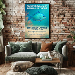Discover The Charm Of The Blue Green Poster