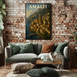 Amalfi Coast Charm Poster