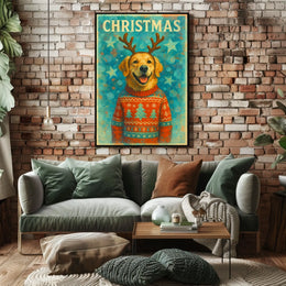 Winter Cityscapes Christmas Poster
